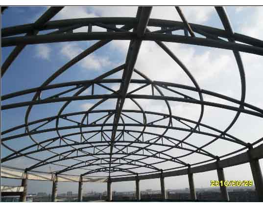 凌源中煤朔州宾馆管桁架工程