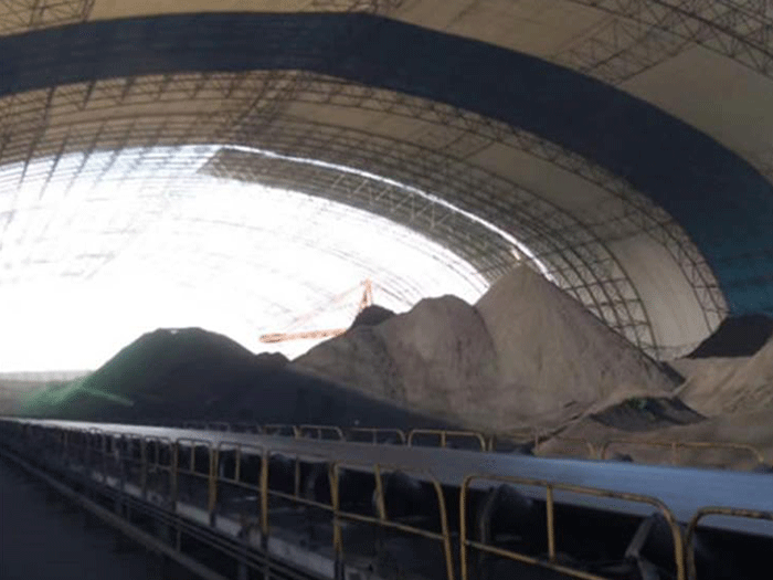 凌源煤棚料仓网架